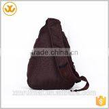 Promotional Brown Sling Bag OEM Service Oxford One Shoulder Messenger Bag thumbnail-1
