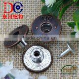Covered Technics and Washable,Eco-Friendly Metal Jean Button Brass Button for Denim