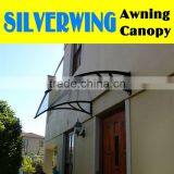 Decorative Transparent Polycarbonate Canopy Awning Panels for Window / Door