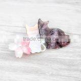 2016 Fashion Flower and Cat Hair Clip thumbnail-1