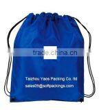 Custom Logo Imprinted Draw String Bag, Cheap Strong Polyester Drawstring Bag