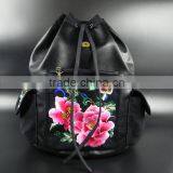 Latest PU Embroidery Fashion Backpack From China for Women thumbnail-2