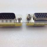 15 Pin HD SVGA VGA Male to Female Adapter Connector thumbnail-1