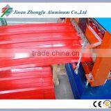Orange Color PE Single Coated 1060 H24 Corrugated Aluminum Roofing Sheet 900mm Width thumbnail-3