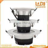 High Power Indoor Light Recessed Round 5w 7w 9w 15w 18w Smd Led Light Downlight