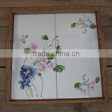 New Ceramic Big Piece Hot Food Serving Dish With Bamboo Frame thumbnail-1