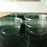 round salad box with lid /large plastic containers lids/ disposable plastic salad box container