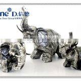 Antique Finish Silver Electro Plating Elephant Statue thumbnail-4