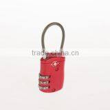 Travel Luggage Combination Cable TSA Lock, 3-dial Combination TSA Padlock,3 Digital Combination TSA Lock thumbnail-4