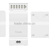Trusda Private Label Fast-charging Solar 5V 12A Multi Ports USB Wall Charger for mobile phones