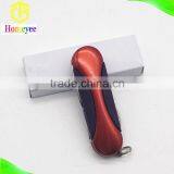 Orange TPR Handle Mini Pocket Knife With Keychain Ring Gift Knife thumbnail-6