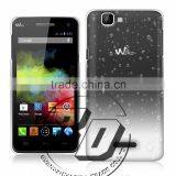 Manufacturer Wholesale Raindrops Transparent Clear Gradient PC Hard Phone Case For Wiko Rainbow Hard pc Case Lowest Price thumbnail-5