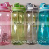 Best Selling New High Quality Plastic Drinking Water Bottle Sport Bottle With Straw thumbnail-6
