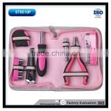 20Pcs Pink Tool Bag, Small Lady Tool Bag,Folding Tool Bag