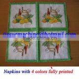 High Speed 4 Colors Printing Flexographic Printing Napkin Machine thumbnail-2