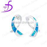 925 Silver Cheap Wholesale Stud Earrings Stud Opal Earrings Made in China thumbnail-1