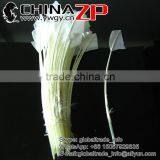 ZPDECOR Factory Exporting High Quality Handwork Trimed Dyed Mix Colors Arrow Shaped Turkey Rounds Quill Feathers for Girls thumbnail-3