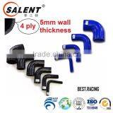 2.5 Inch 90 Degree Blue Elbow Universal Silicone Rubber Radiator Hose thumbnail-1