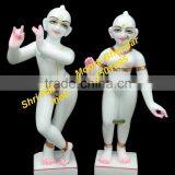Iskon Krishna Radha Marble Statue