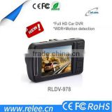 RLDV-65 New Full hd 1080p WDR function 2.5 inch car dashboard camera