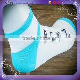 Hot Seller Cartoon Cotton Blue/white Socks Tight Ankle With Letter"PENZ" for Teenage