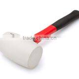 Plastic Mallet, Fiberglass Handle White Rubber Mallet, 16-Ounce thumbnail-5