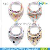 2017 Back Fleece 100% Organic Cotton Baby Bandana Drool Bibs thumbnail-2