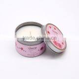 100% Natural Soy Wax Candle in Metal Jar , Scented Candle,natural Essence Candle thumbnail-1