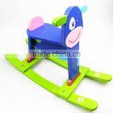 High Quality Wooden Baby Toy Calf Rocking Horse Balance thumbnail-3