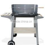 Large Enameled BBQ Grill Trolley thumbnail-3