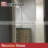 Newstar White Marble Honed Bathroom Backsplash Shower Walls Tile Mosaic thumbnail-6