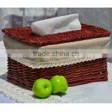 Decorative Wicker Tissue Box Wholesale thumbnail-1