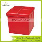 Best Price Customized PVC Fancy Stool Ottoman thumbnail-2