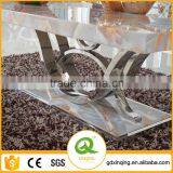 Home Goods Marble Top Coffee Table Bases Only C401 thumbnail-3