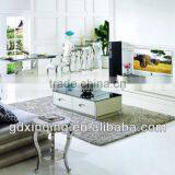Glossy White Lacquer tv Stand-E354 thumbnail-4