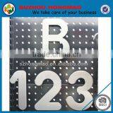 Stainless Steel 10cm Height House Number Plate thumbnail-1