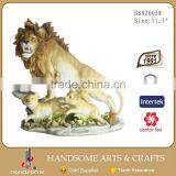 21 Inch Resin Holiday Gifts Home Decoration Lion Statue Animal Sculpture thumbnail-2
