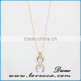 Fashion Jewelry White Stone Necklace Chain Turquoise Necklace thumbnail-3
