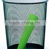 Galvanized Mesh Trash Can With Lid thumbnail-1
