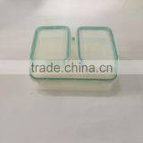 Set of 3 Rect Air-tight Container Plastic Food Storage Box thumbnail-3
