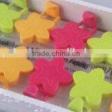 12PC Sucker Type Star Shape /mushroom Shape Plastic Hook thumbnail-2
