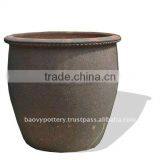 Vietnam Old Stone Outdoor Planter, Outdoor Pottery thumbnail-1