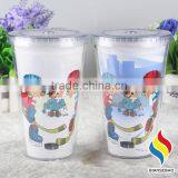 16oz Double Wall Plastic Color Changing Mug Hot Cold thumbnail-5