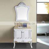 Bisini Lastest Wood Vanity For Bathroom,French Style Bathroom Cabinet Design,White Color Vanities For Bathroom(BF08-4061) thumbnail-1