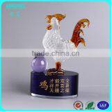 Crystal Rabbit Model With Base Personalizs Lwords for Twelve Chinese Zodiac Signs thumbnail-2