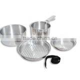 Outdoor Camping 6pcs Aluminum Cooking Tool Set thumbnail-1