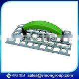 Stainless Steel Rabot Trowel/Angle Plane/Plaster Plane Rabot/Grid Rabot for Gypsum With Plastic Handle. thumbnail-1