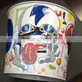 Metal Popcorn Bucket With 3D Embossing thumbnail-1