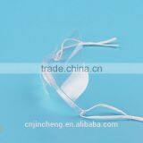 Customized Logo Printed Factory Cheap Manufacture Clear Plastic Face Mask Transparent Face Mask for Food Service in Restaurant thumbnail-4