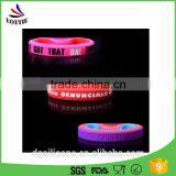 China Manufacturer BPA Free 100% Food Grade Silicone Wristbands thumbnail-5